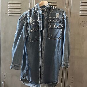 Gimmicks by BKE Blue Denim Jacket